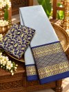 Mandana By Aab Mercerised Copper Silk Saree 